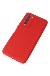 Tecno Camon 18 Kılıf First Silikon - Kırmızı