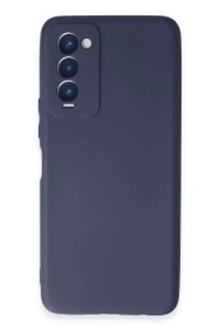 Tecno Camon 18 Kılıf First Silikon - Lacivert