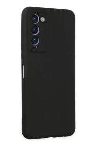 Tecno Camon 18 Kılıf Nano içi Kadife Silikon - Siyah