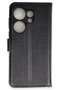 Tecno Camon 20 Prime Trend S Plus Kapaklı Kılıf - Siyah