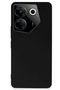 Tecno Camon 20 Pro 5G Kılıf First Silikon - Siyah