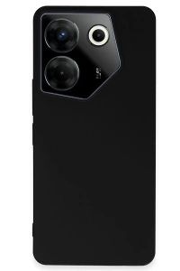 Tecno Camon 20 Pro 5G Kılıf First Silikon - Siyah