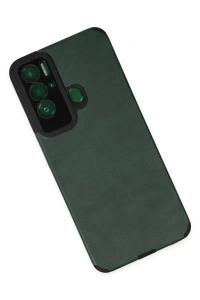 Tecno Pova Neo Kılıf Loop Deri Silikon - Yeşil