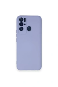 Tecno Pova Neo Kılıf Nano içi Kadife Silikon - Lila