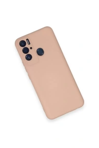 Tecno Pova Neo Kılıf Nano içi Kadife Silikon - Pudra