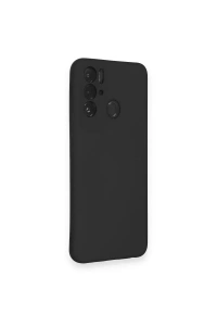 Tecno Pova Neo Kılıf Nano içi Kadife Silikon - Siyah