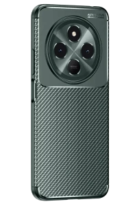 Tecno Spark 30 Kılıf Auto Focus Karbon Kapak - Koyu Yeşil