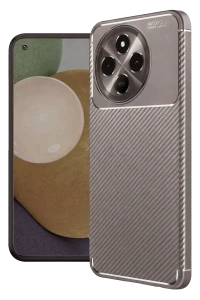 Tecno Spark 30 Pro Kılıf Auto Focus Karbon Kapak - Gri