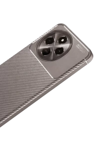 Tecno Spark 30 Pro Kılıf Auto Focus Karbon Kapak - Gri