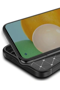 Tecno Spark 30 Pro Kılıf Auto Focus Karbon Kapak - Siyah