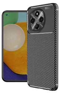 Tecno Spark 30 Pro Kılıf Auto Focus Karbon Kapak - Siyah