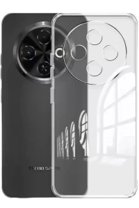 Tecno Spark 30C Kılıf Lüx Şeffaf Silikon