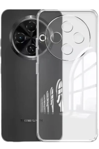 Tecno Spark 30C Kılıf Lüx Şeffaf Silikon