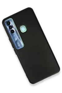 Tecno Spark 7 Pro Kılıf First Silikon - Siyah