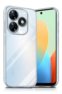 Tecno Spark Go 2024 Kılıf Lüx Şeffaf Silikon