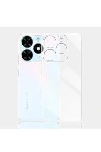 Tecno Spark Go 2024 Kılıf Lüx Şeffaf Silikon