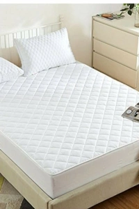 Tek Kişilik Alez Seti Kapitoneli Tek Kişilik Yatak ve Yastık Koruyucu Alez