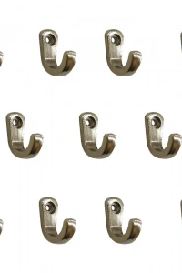 Tekli Anahtar, Bijuteri, Vitrin, Dekor Askısı - Nikel, 10x18x22 mm