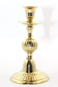 Tekli Pirinç Şamdan Model 3