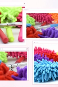 Teleskopik Mikrofiber Toz Alma Fırçası