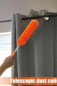 Teleskopik Saplı Mikrofiber Toz Püskülü