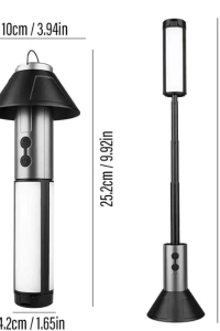 Teleskopik Şarj Edilebilir Çadır Kamp Işığı