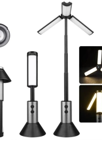 Teleskopik Şarj Edilebilir Çadır Kamp Işığı