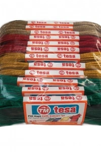Temsan 12 li PVC Kaplama 10 Metre Çelik Çamaşır İpi
