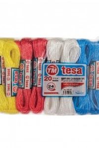 Temsan 20 Metre Naylon Çamaşır İpi 24lü