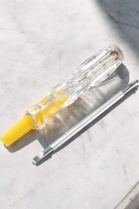 Test Cihazı Kontrol Kalemi Çift Başlıklı Şeffaf Elektrik Testi