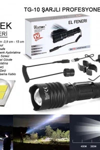 Tg-10 Şarjlı Profesyonel Av Feneri Wt-620