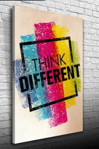 Think Different Afiş Kanvas Tablo 50 x 70