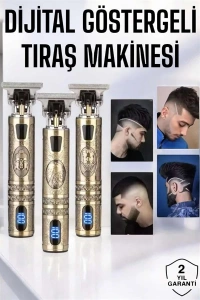 Tıraş Makinesi Çizik Tıraş Paslanmaz Çelik Uzun Ömürlü Şarjlı