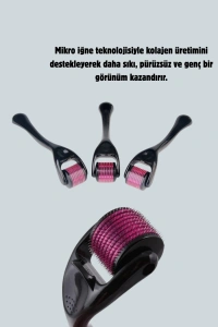Titanyum Mikro İğneli Dermaroller 1 mm Kırışıklık ve Leke Karşıtı