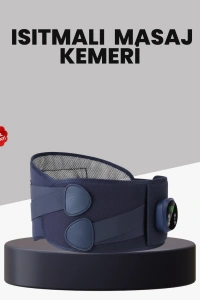 Titreşimli Masajlı Bel Kemeri Isıtmalı Destekli