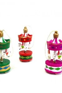 Toptan Mini Ahşap 6lı Atli Karinca