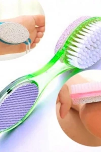 Törpülü Fırçalı Topuk Taşı - 4in1