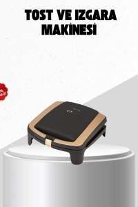 Tost Makinesi Ev Tipi Pratik Kullanım 4 Tost Kapasiteli