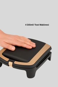 Tost Makinesi Yapışmaz Plaka 1500 Watt Güçlü Performans