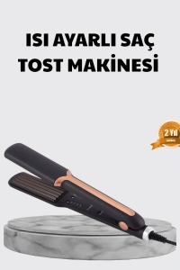Tost Model Saç Şekillendirici Hızlı Isınan Isı Ayarlı