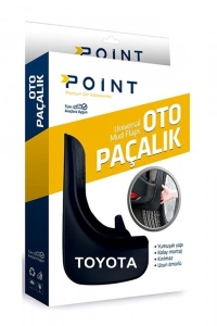 Toyota Paçalık Tozluk Çamurluk Universal Siyah 2li
