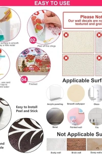 Tropikal Bitkiler Duvar Stickerı Model B