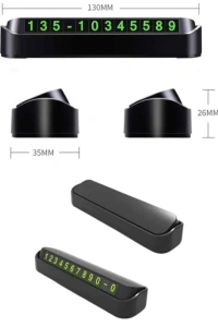 Tüm Araçlara Uyumlu Araç Içi Park Numaratör Oto Araç Numaratör