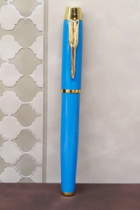 Turkuaz Metal Roller Kalem