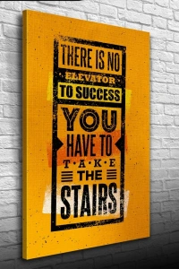 Turuncu Tonlar Afiş Kanvas Tablo 50 x 70