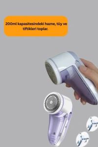 Tüy ve Tiftik Temizleyici – 3 Bıçaklı, 200ml Kapasiteli