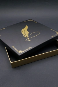 Tüylü Kalem Tasarımlı Hediye Kutusu