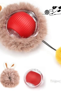 Tüylü Şarjlı Kedi Oyuncağı