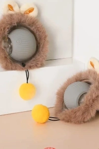 Tüylü Şarjlı Kedi Oyuncağı