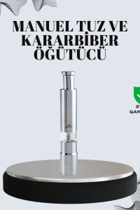 Tuz ve Kararbiber Öğütücü - Şeffaf Akrilik Hazne